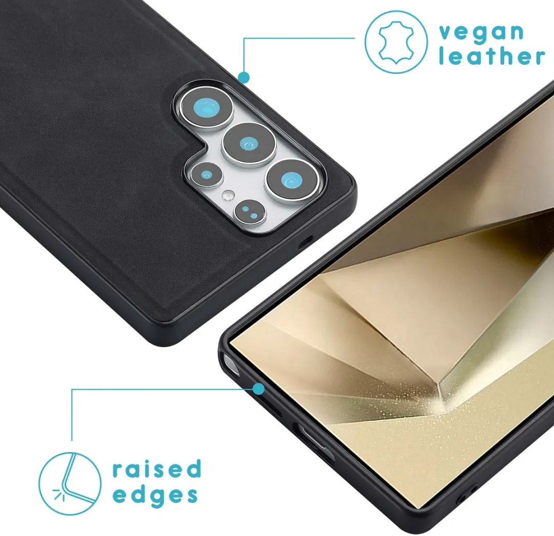Imoshion Hoesje Samsung Galaxy S25 Ultra 2-in-1 Bookcase - 3 Pasjes - Zwart
