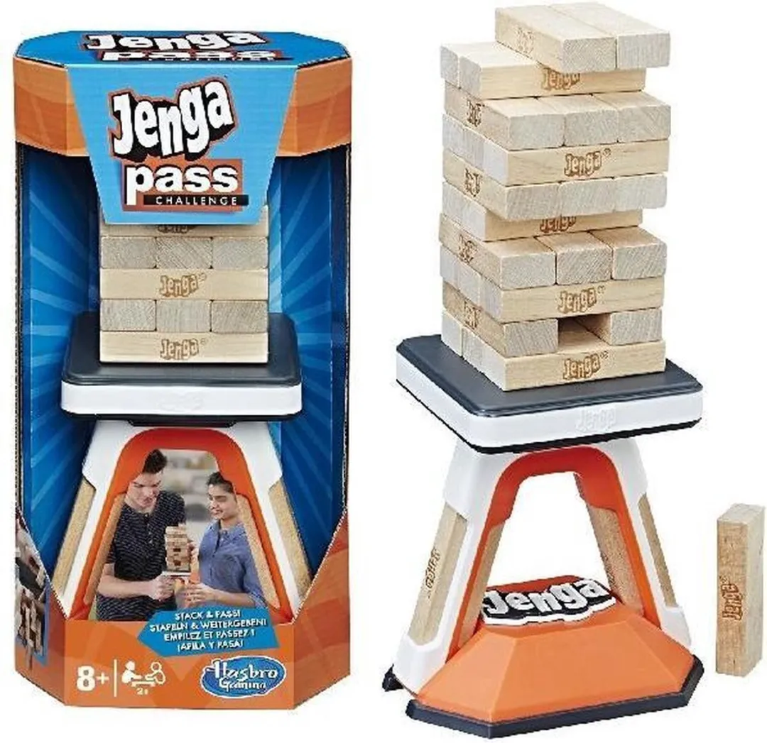 Jenga Pass Challenge - Gezelschapsspel Hasbro JENGA