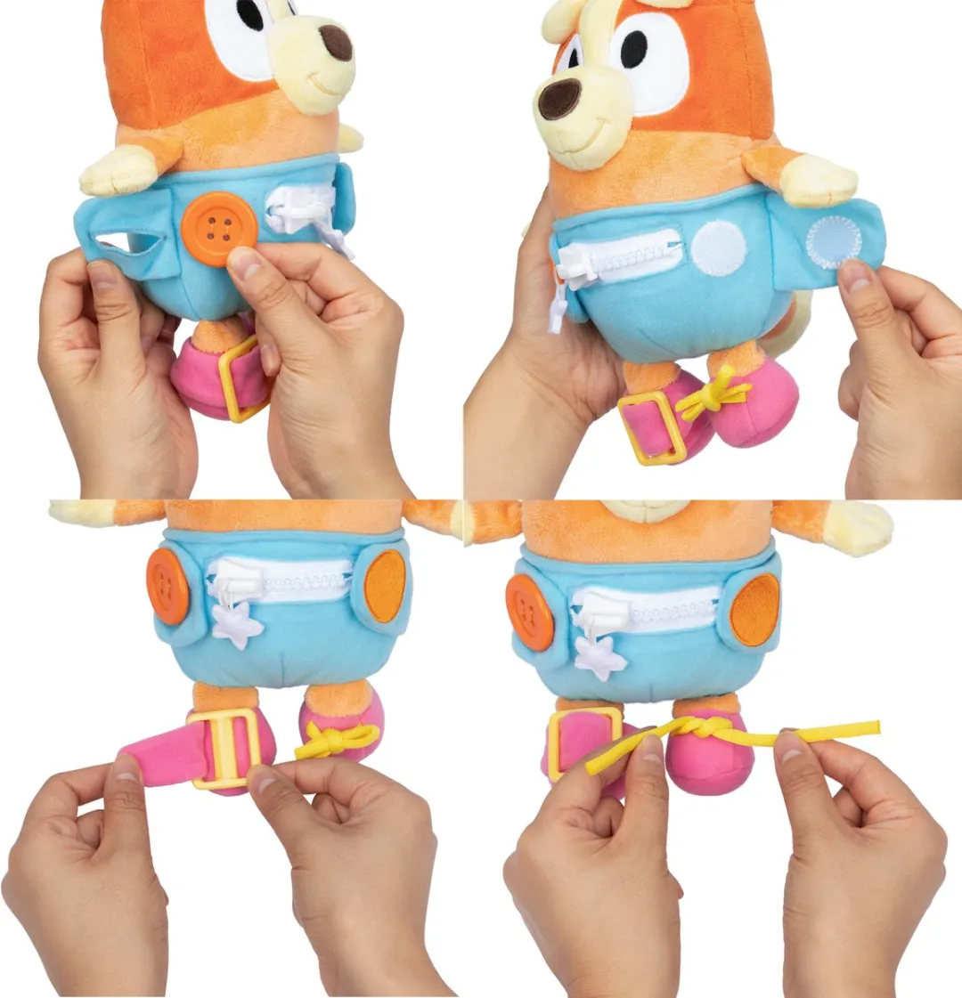 Moose Toys Bluey Aankleden & Spelen Pluchen Baby Bingo - Multikleur