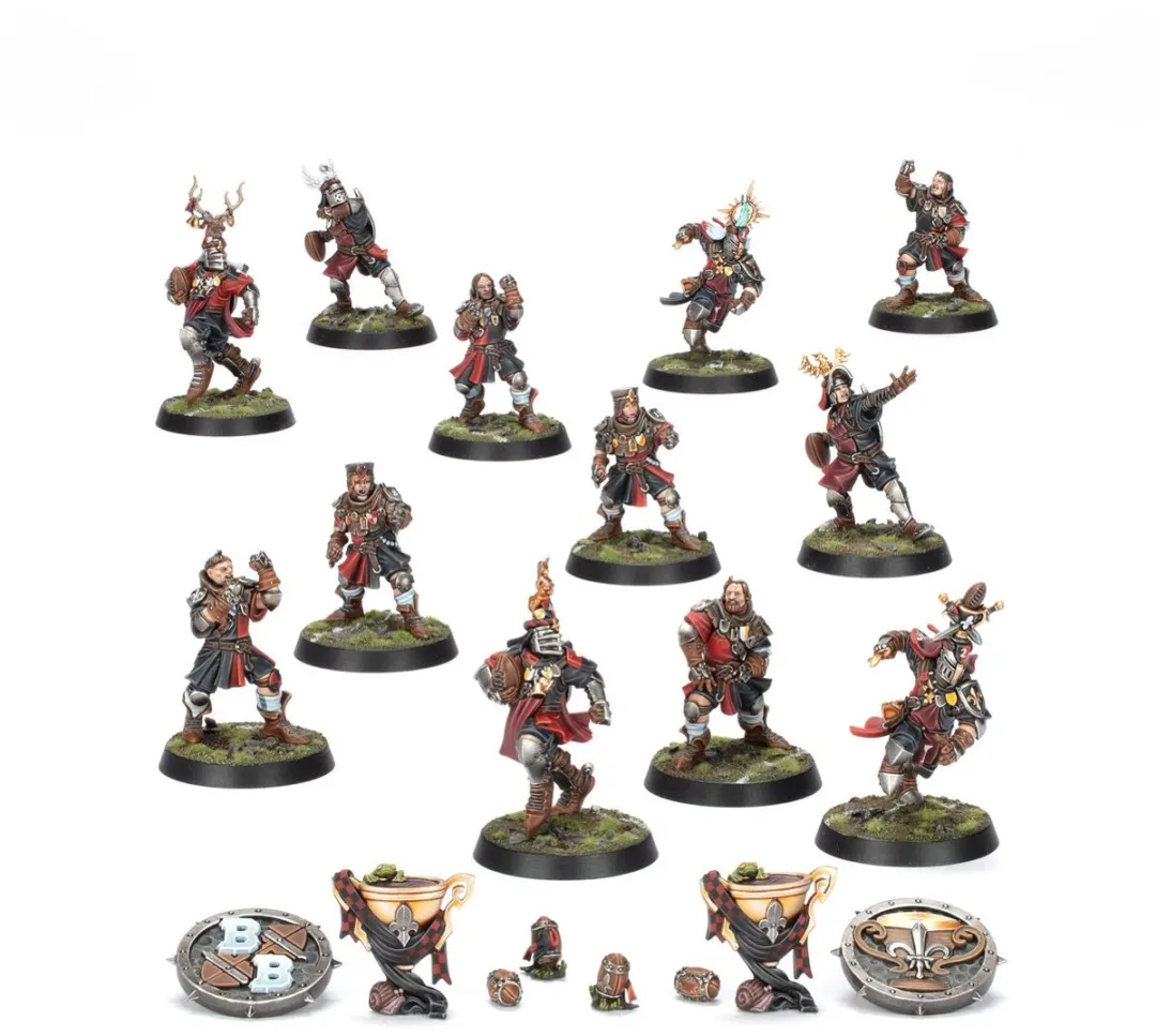 Games Workshop Blood Bowl Bretonnian Team - 112 Onderdelen
