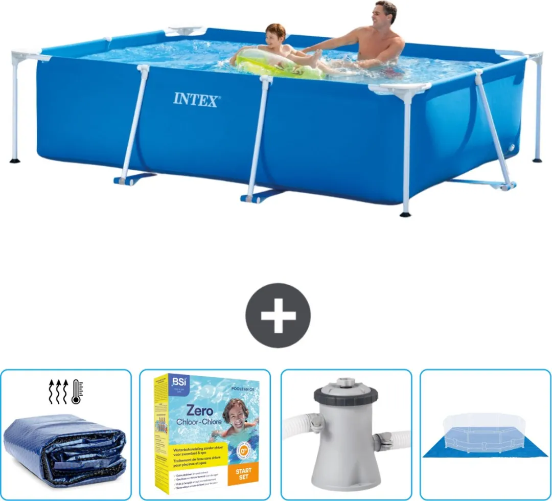 Intex Rechthoekig Frame Zwembad 260x160cm