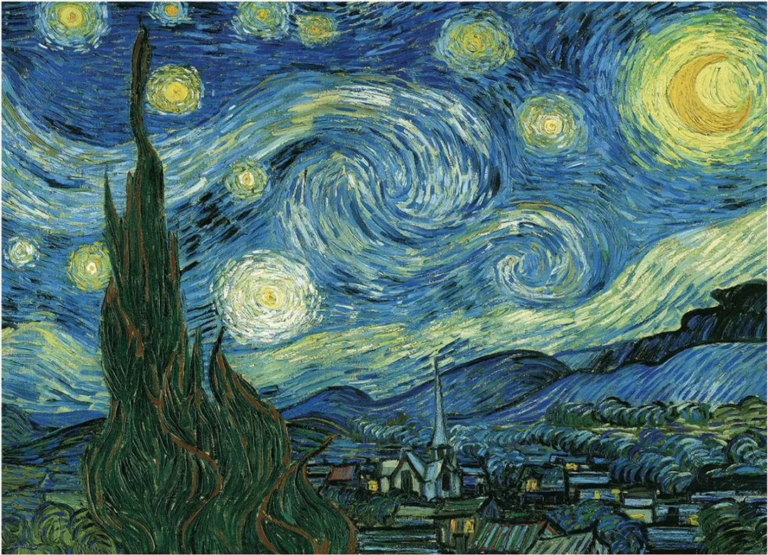 Eurographics Van Gogh Sterrennacht 100-delige Puzzel - Multicolor