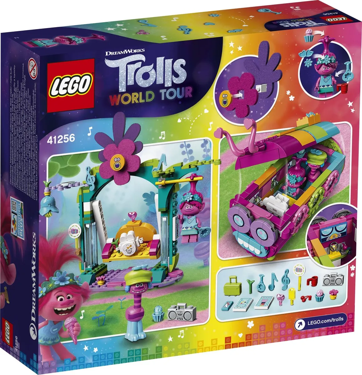 LEGO Trolls Regenboogrupsbus 41256 - 395 Stenen