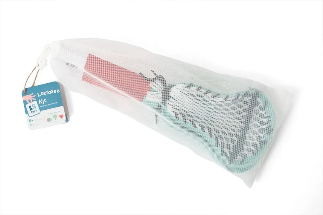 BS Toys Lacrossekit GA476 - Groen/Rood - afbeelding 6 van 6
