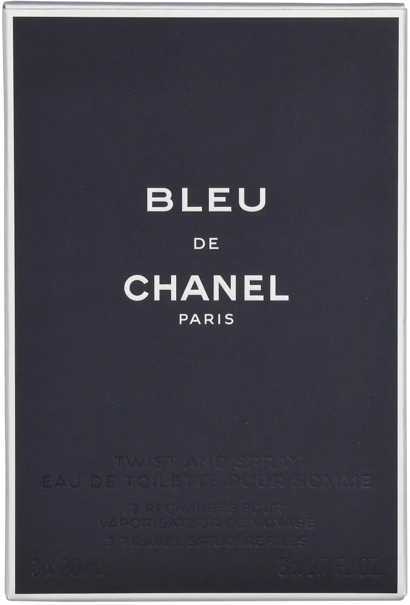 Chanel Bleu De Chanel EDT Navulling - 3x20ml - afbeelding 6 van 6
