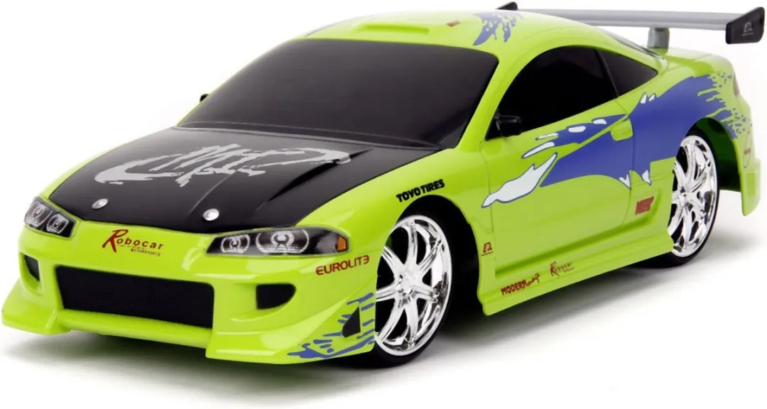 Jada Toys Mitsubishi Eclipse RC 1/16 - Groen - 253206014 - afbeelding 5 van 6