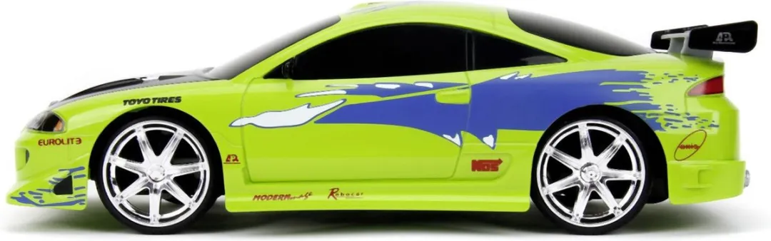 Jada Toys Mitsubishi Eclipse RC 1/16 - Groen - 253206014 - afbeelding 2 van 6