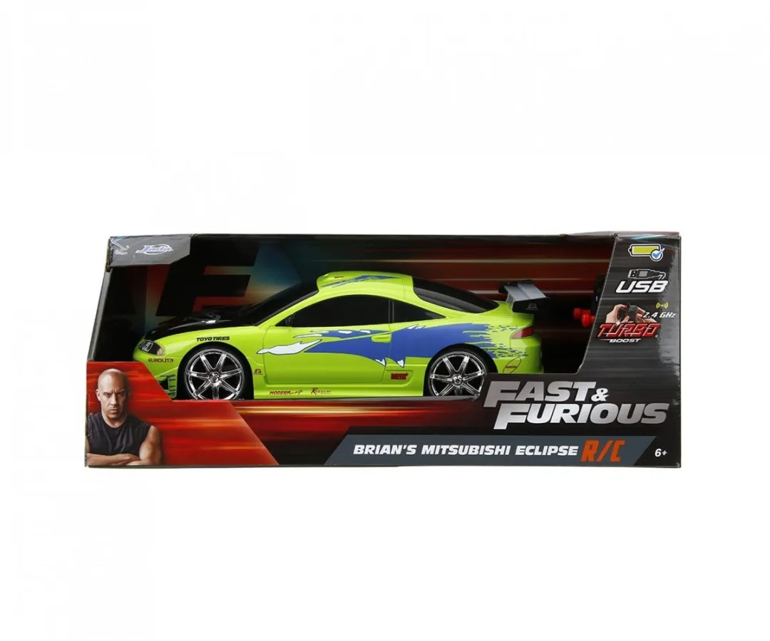 Jada Toys Mitsubishi Eclipse RC 1/16 - Groen - 253206014 - afbeelding 6 van 6