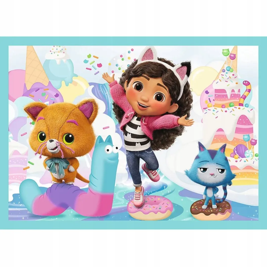 Trefl Gabby's Poppenhuis Puzzels 4-in-1 - 207 Stuks - Multi