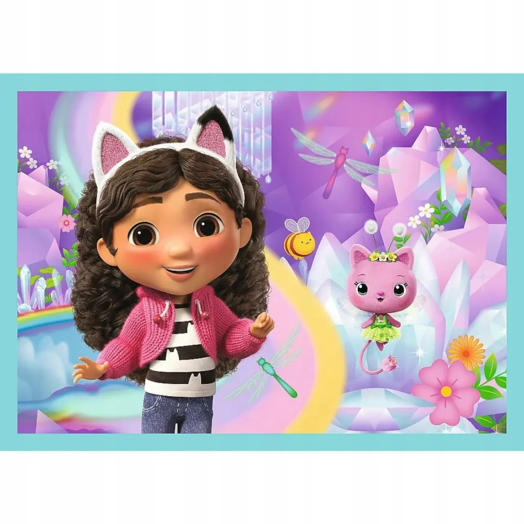 Trefl Gabby's Poppenhuis Puzzels 4-in-1 - 207 Stuks - Multi