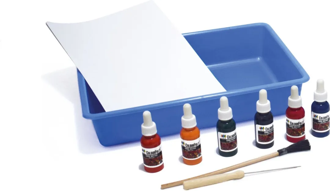 Kumtoys Marbling set - Montessori speelgoed om zelf te maken - 20-delig