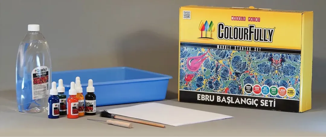 Kumtoys Marbling set - Montessori speelgoed om zelf te maken - 20-delig