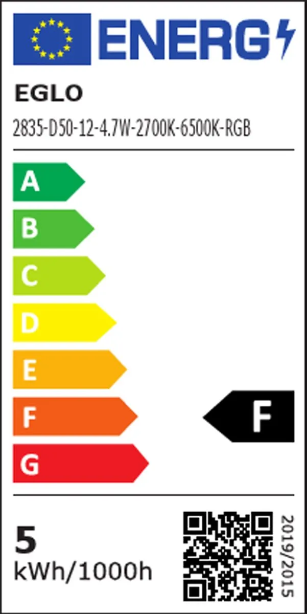 EGLO connect.z Carosso-Z Smart Inbouwspot - RGB & Wit - 9.3 cm - Zwart/Wit