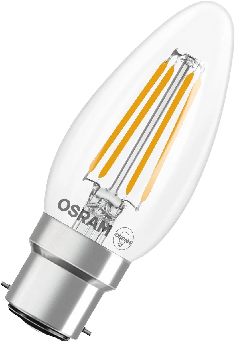 Osram LED-lamp Ster Kaarsvorm B40 Filament 3,4W