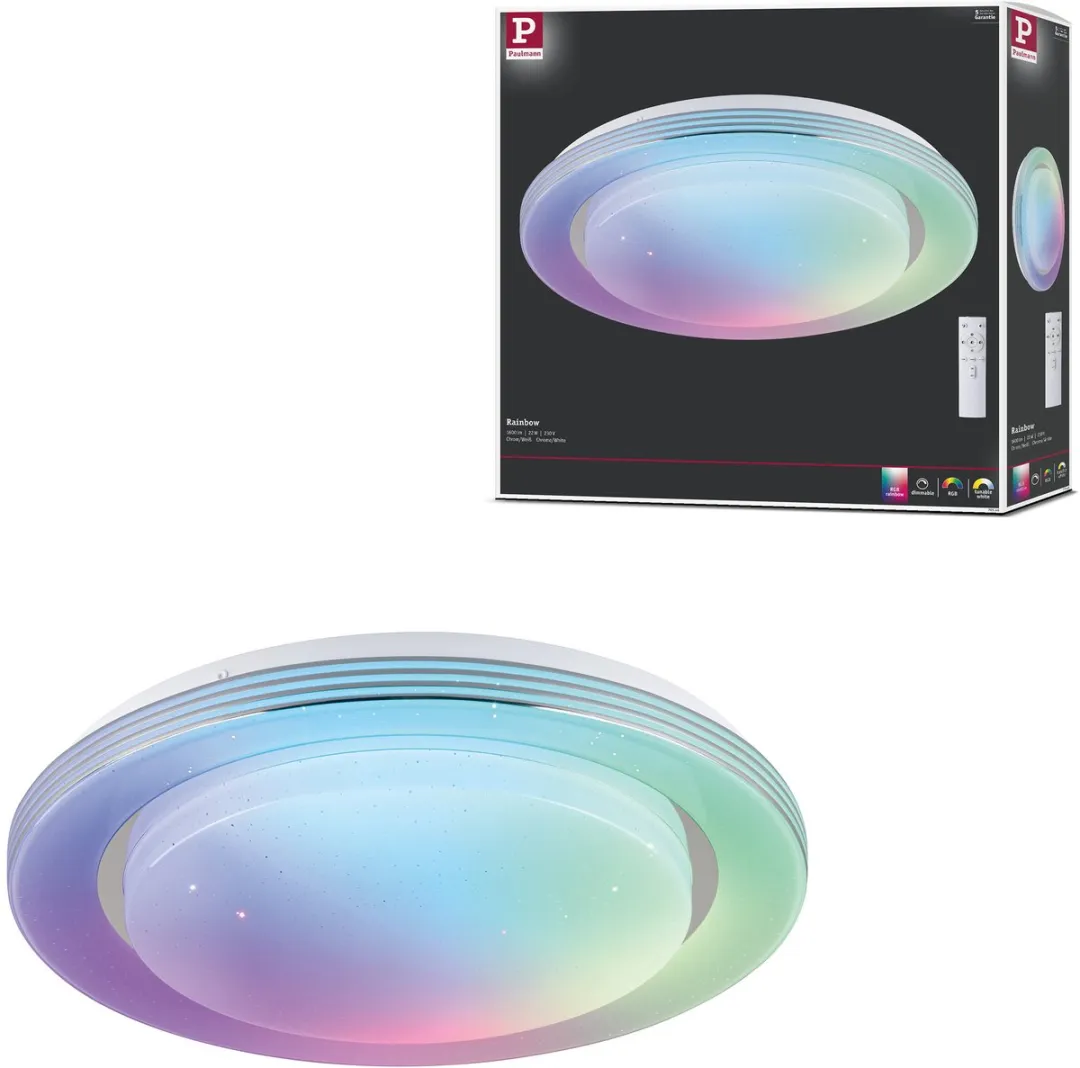 Paulmann LED Plafondlamp Rainbow RGBW 1600lm