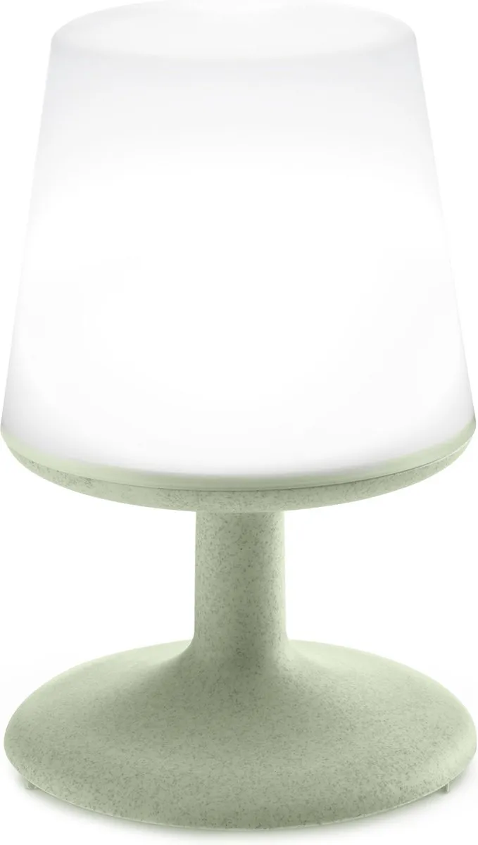 Koziol Light To Go Organic Tafellamp - 18cm - Groen/Wit