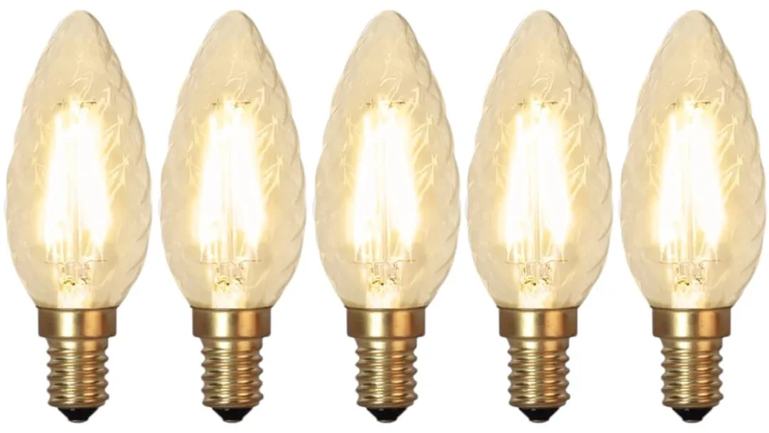 Star Trading Soft Glow Kaarslamp E14 1.5W - 5 Stuks
