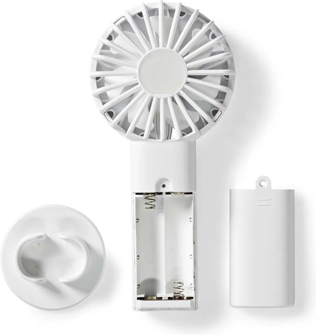 Nedis Hand Ventilator FNHH1WT - 2 Snelheden - Wit