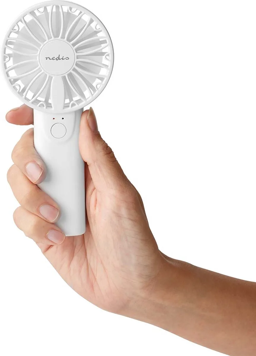 Nedis Hand Ventilator FNHH1WT - 2 Snelheden - Wit - afbeelding 6 van 6