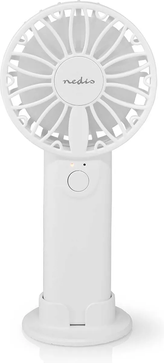 Nedis Hand Ventilator FNHH1WT - 2 Snelheden - Wit