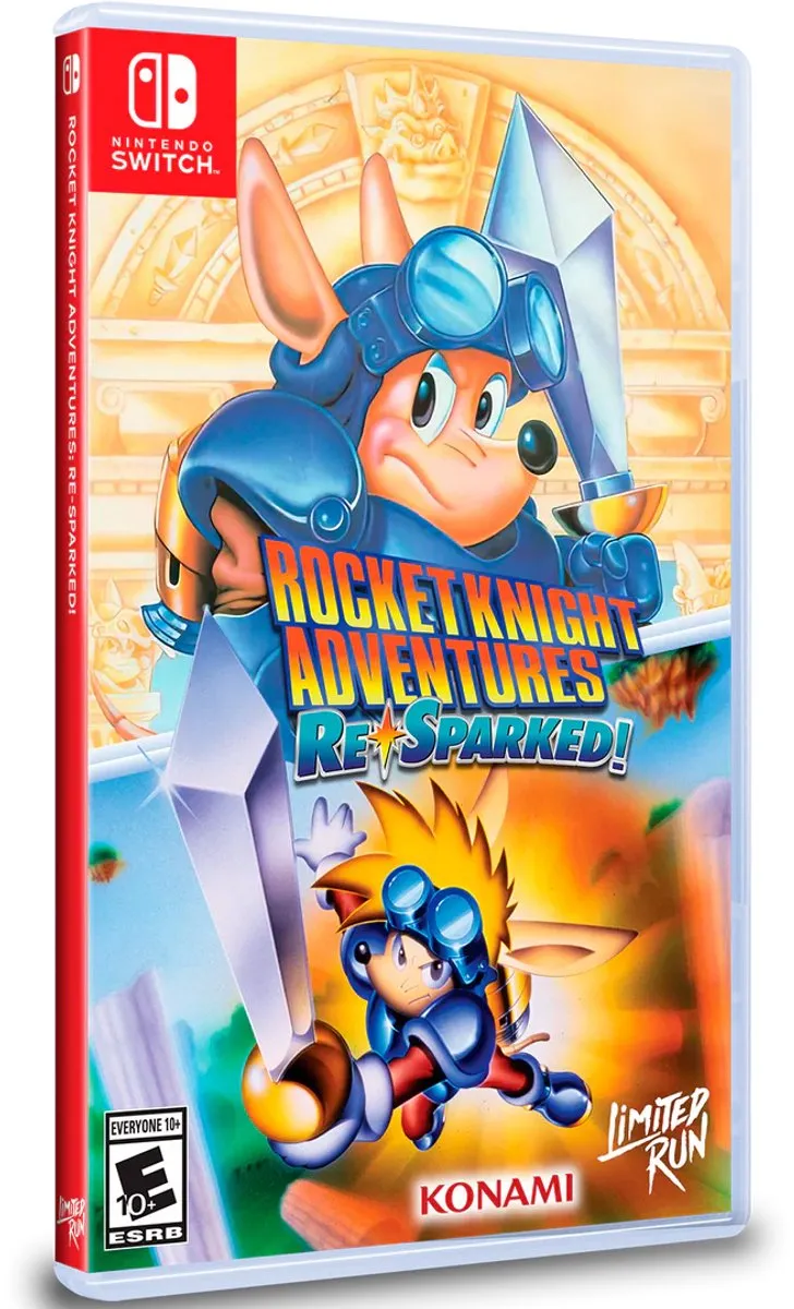 Limited Run Rocket Knight Adventures Re-Sparked Nintendo Switch