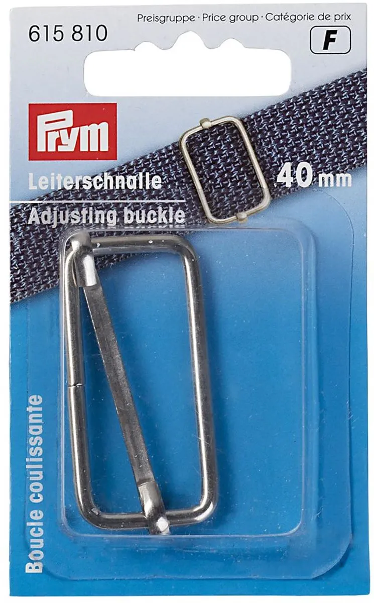 Prym Regelbare Gesp 40mm - Zilverkleur