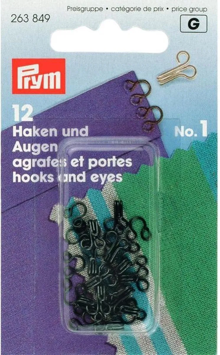 Prym Haken en Ogen No. 1