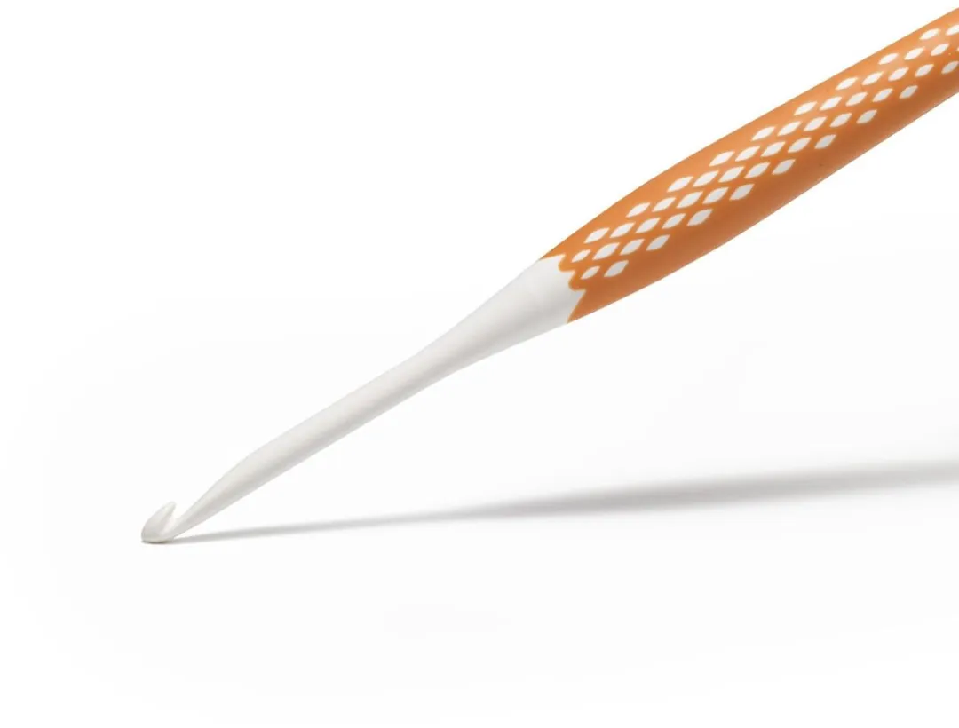 Prym Wolhaaknaald Ergonomics 4,5mm - 16cm - Oranje