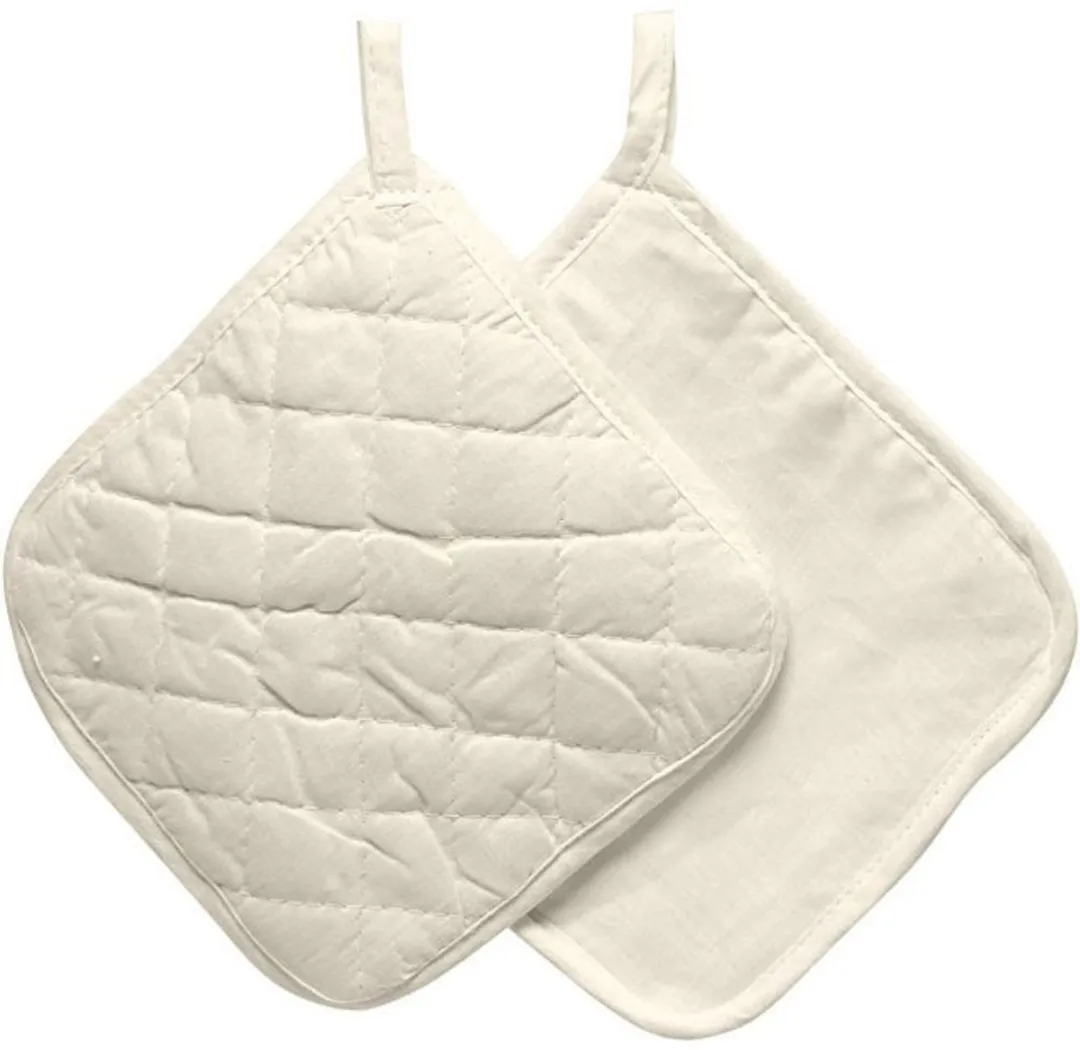 Creativ Company Katoenen Pannenlappen 20x20cm - 4 Stuks