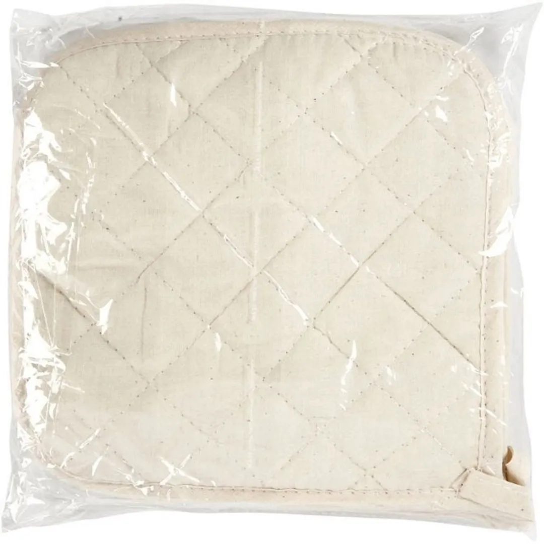 Creativ Company Katoenen Pannenlappen 20x20cm - 4 Stuks