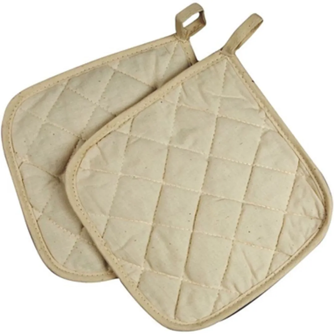 Creativ Company Katoenen Pannenlappen 20x20cm - 4 Stuks