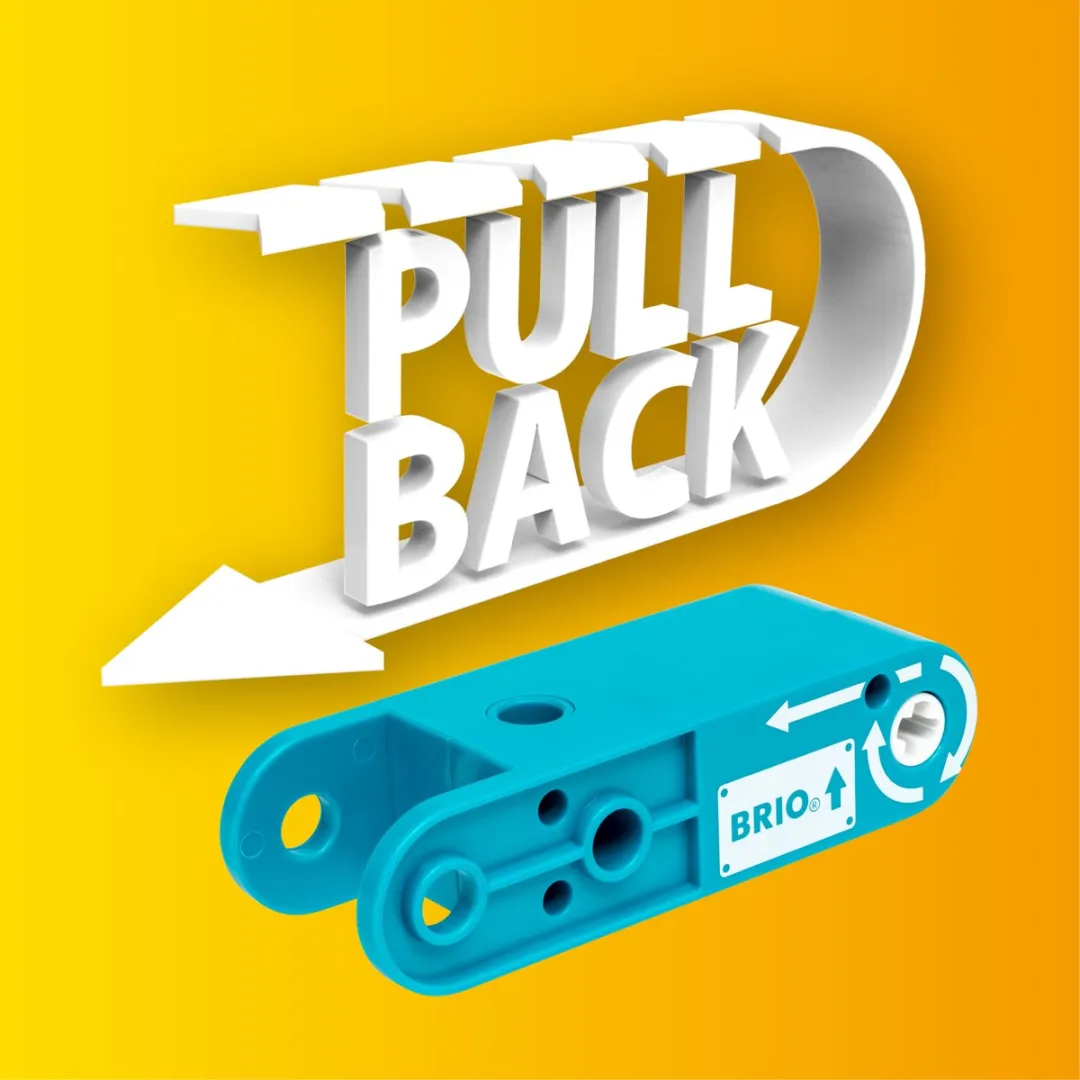 BRIO Builder Pull Back Motor Set 34595 - Multicolor