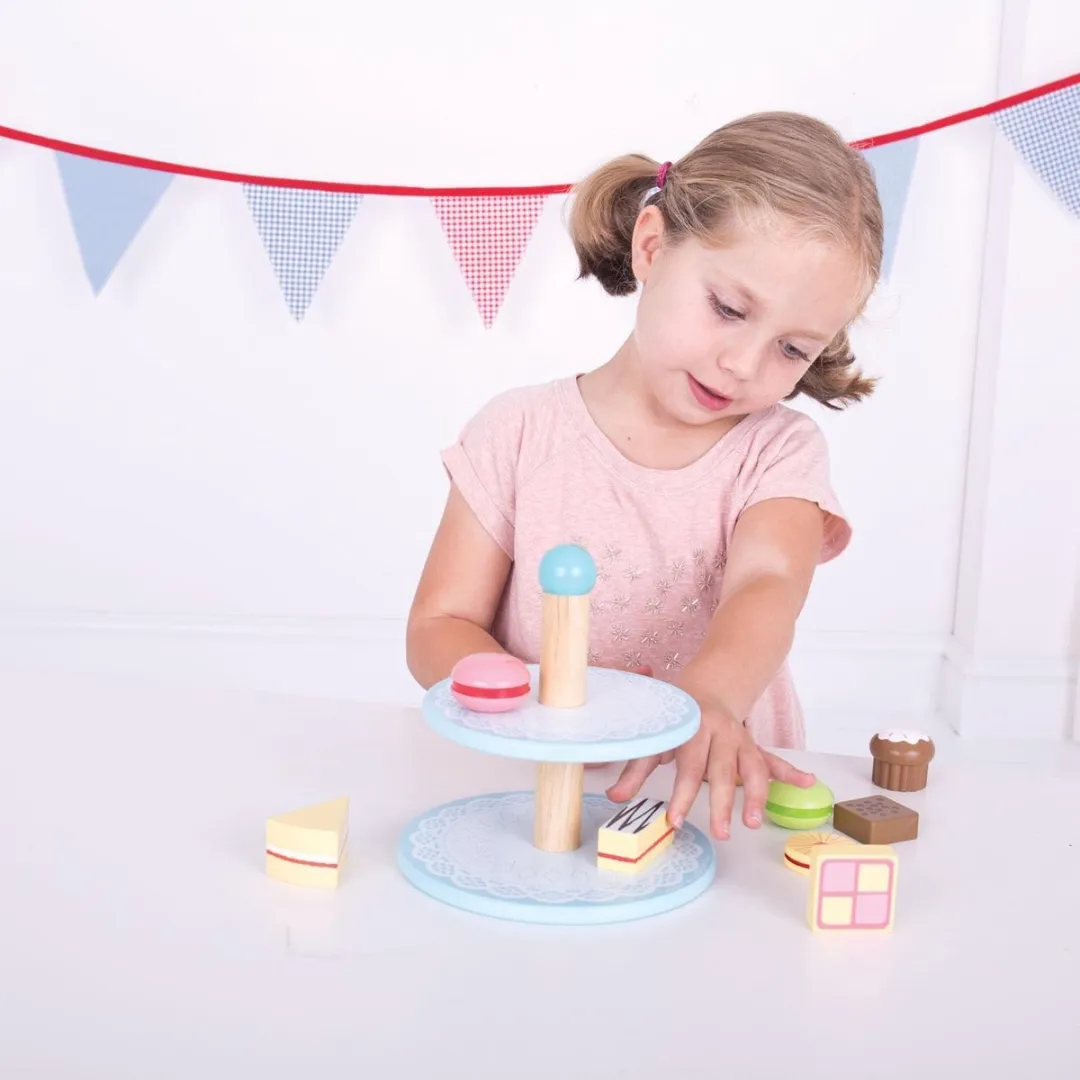 BIGJIGS Cupcake Etagère Multikleur