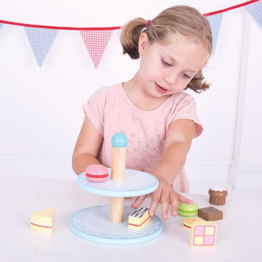 BIGJIGS Cupcake Etagère Multikleur