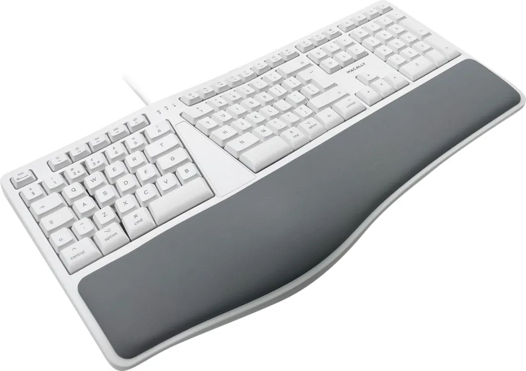 Macally MERGOKEY-UK Ergonomisch Toetsenbord - Wit