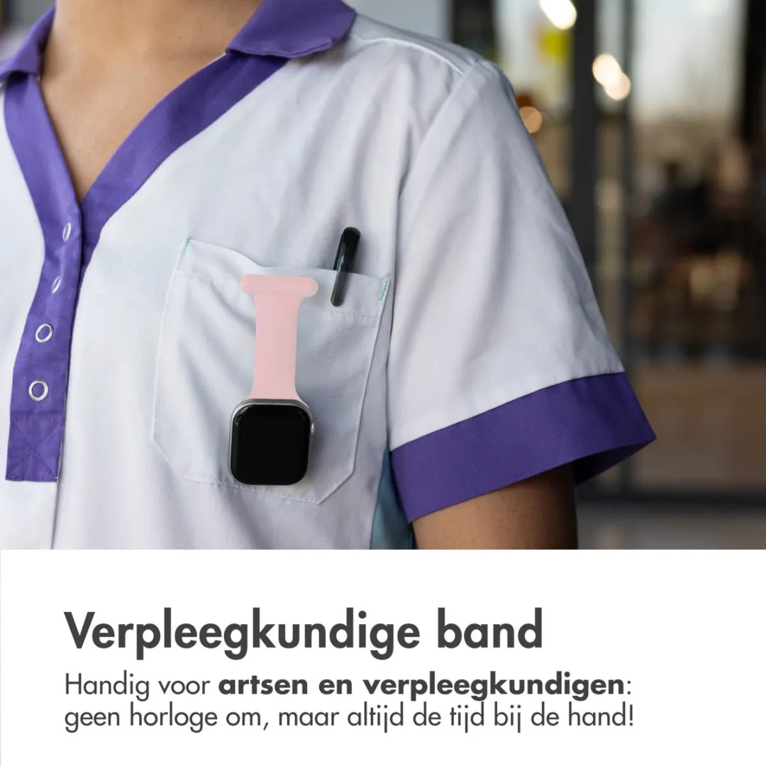 Imoshion Siliconen Bandje Apple Watch - 44/45/46/49mm Roze