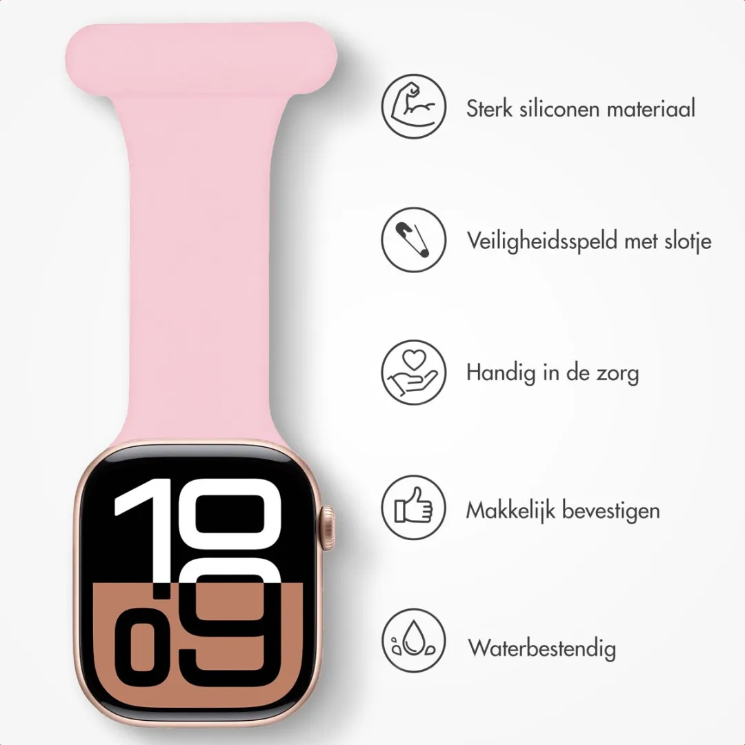 Imoshion Siliconen Bandje Apple Watch - 44/45/46/49mm Roze