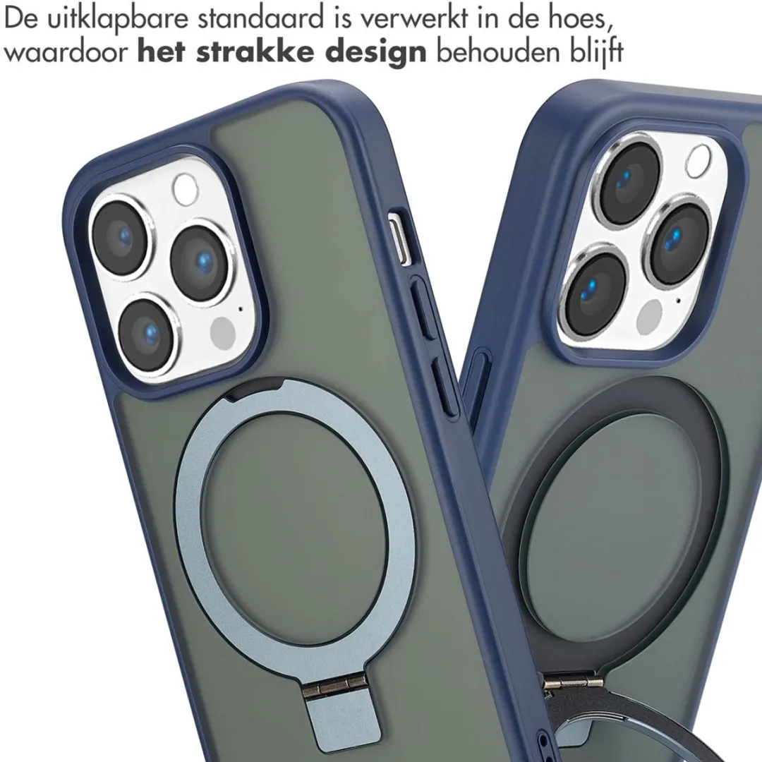 Accezz iPhone 14 Pro MagSafe Hoesje - Blauw