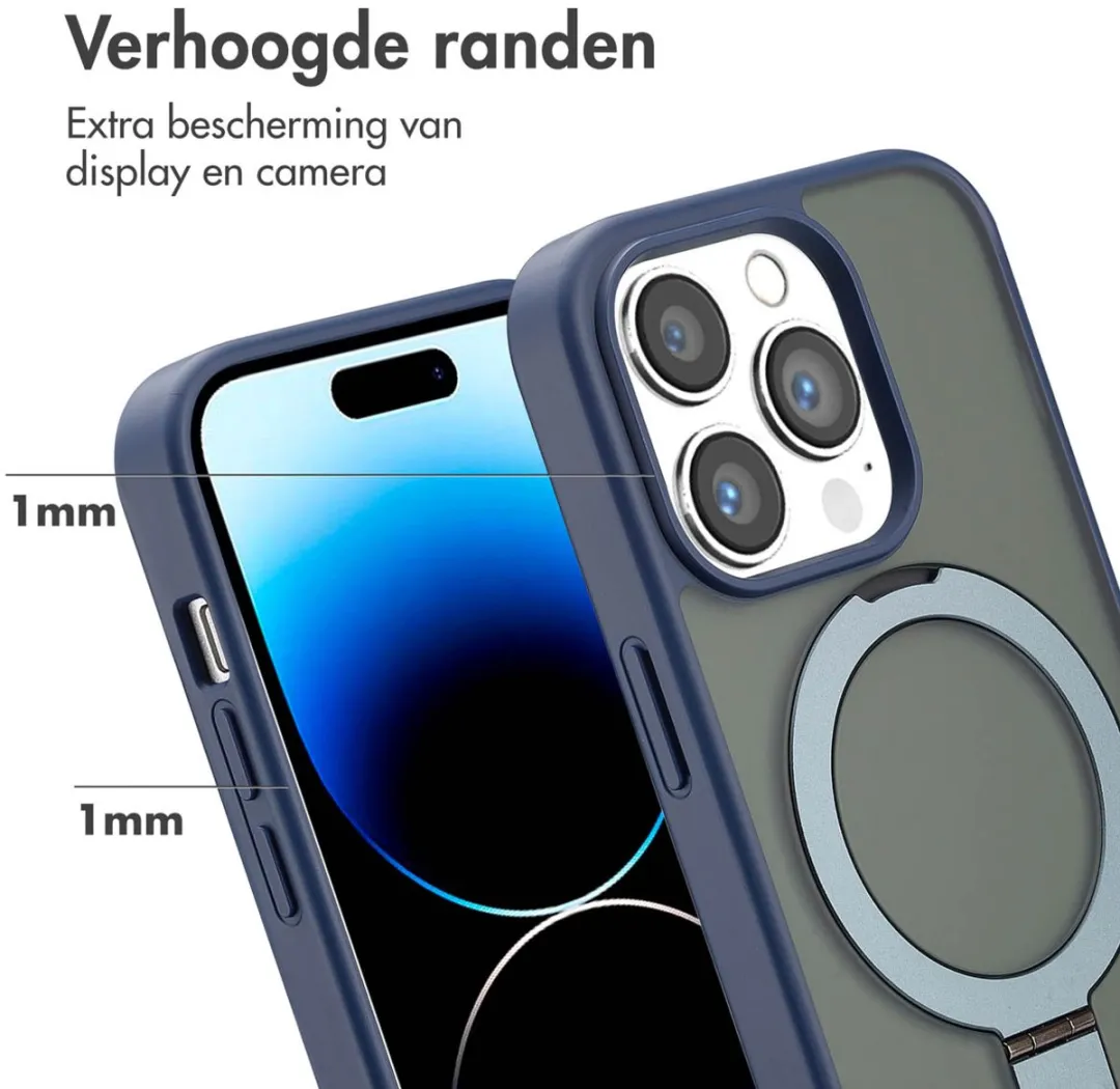Accezz iPhone 14 Pro MagSafe Hoesje - Blauw