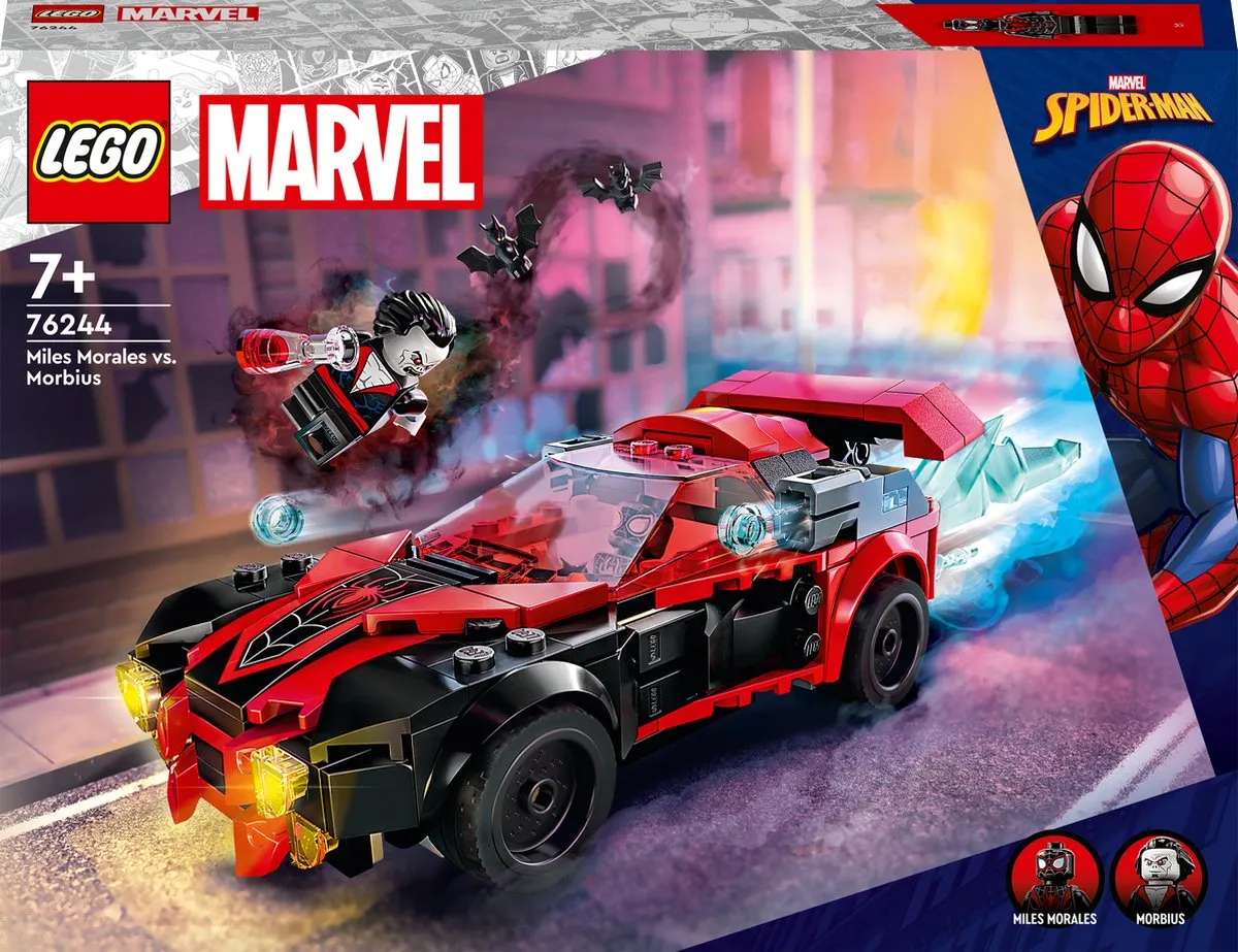 LEGO Marvel Miles Morales vs. Morbius 76244 Bouwset