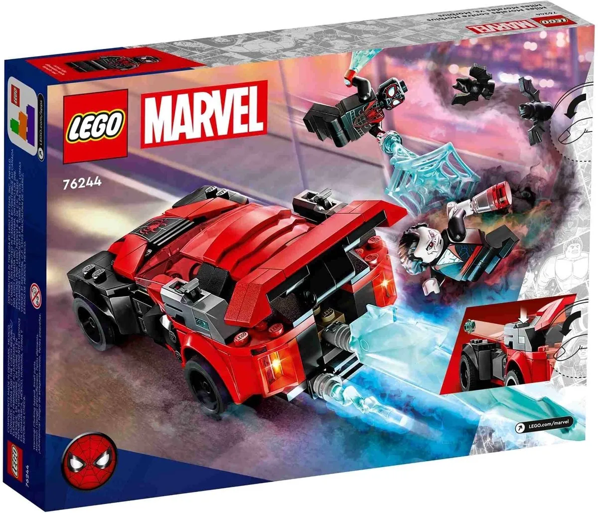 LEGO Marvel Miles Morales vs. Morbius 76244 Bouwset - Meerkleurig