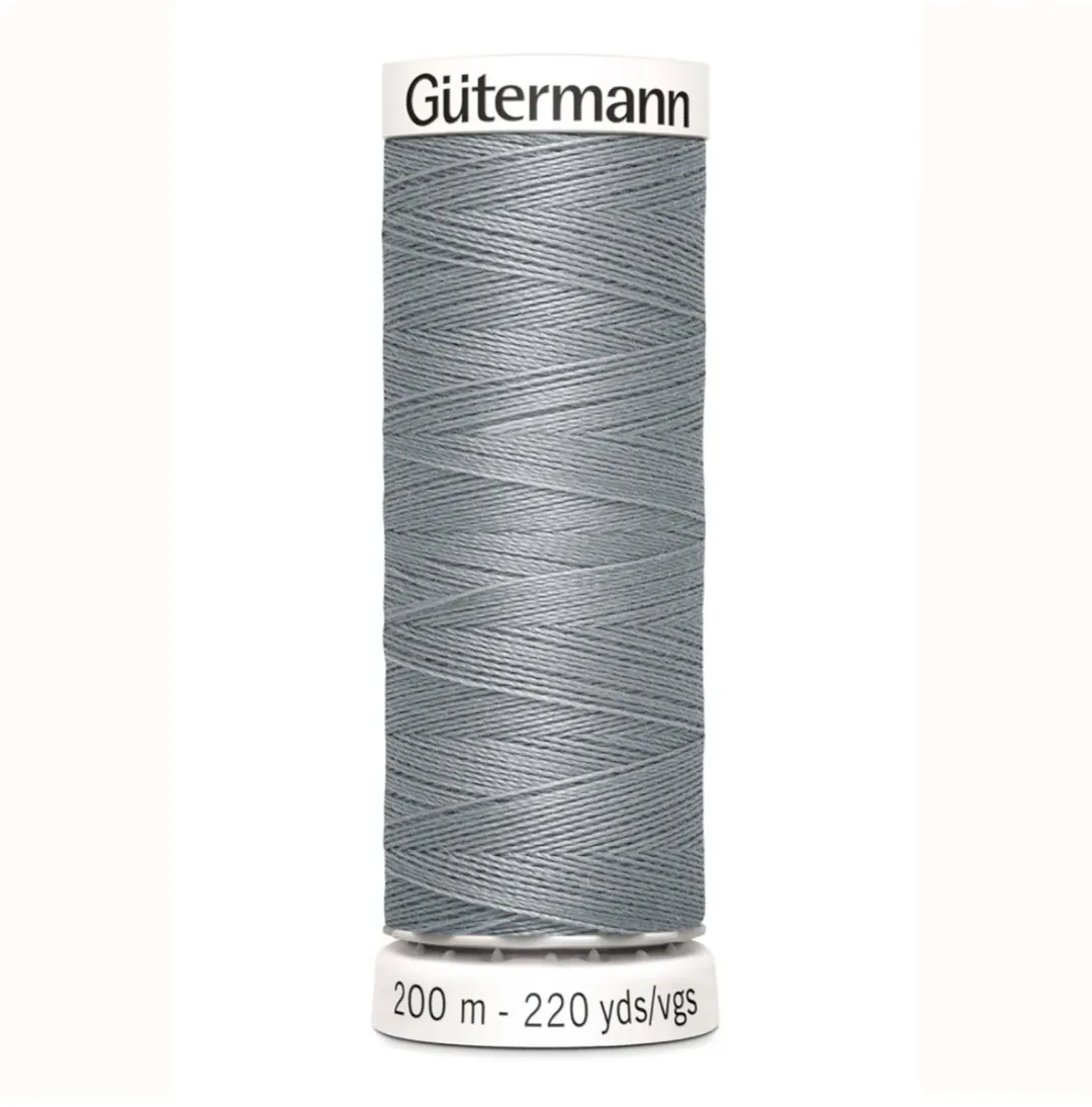 Gutermann Naaigaren Nr 40 - Grijs - 200m