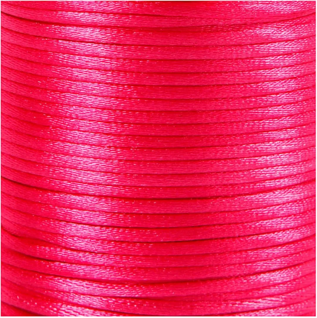 Creativ Company Satijnkoord 2mm Roze - 50m