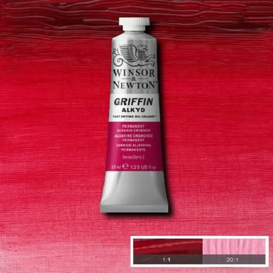 Winsor & Newton Griffin Alkyd Olieverf Permanent Alizarin Crimson 468