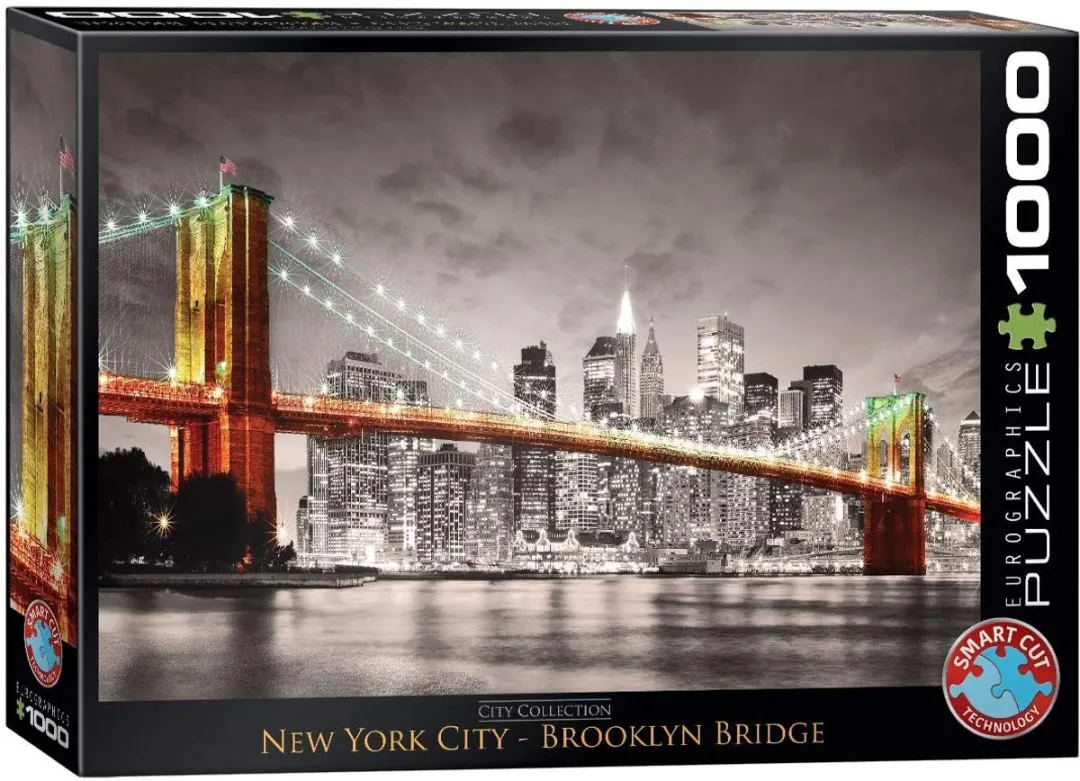 Eurographics New York City Brooklyn Bridge Puzzel 1000 Stuks - Meerkleurig