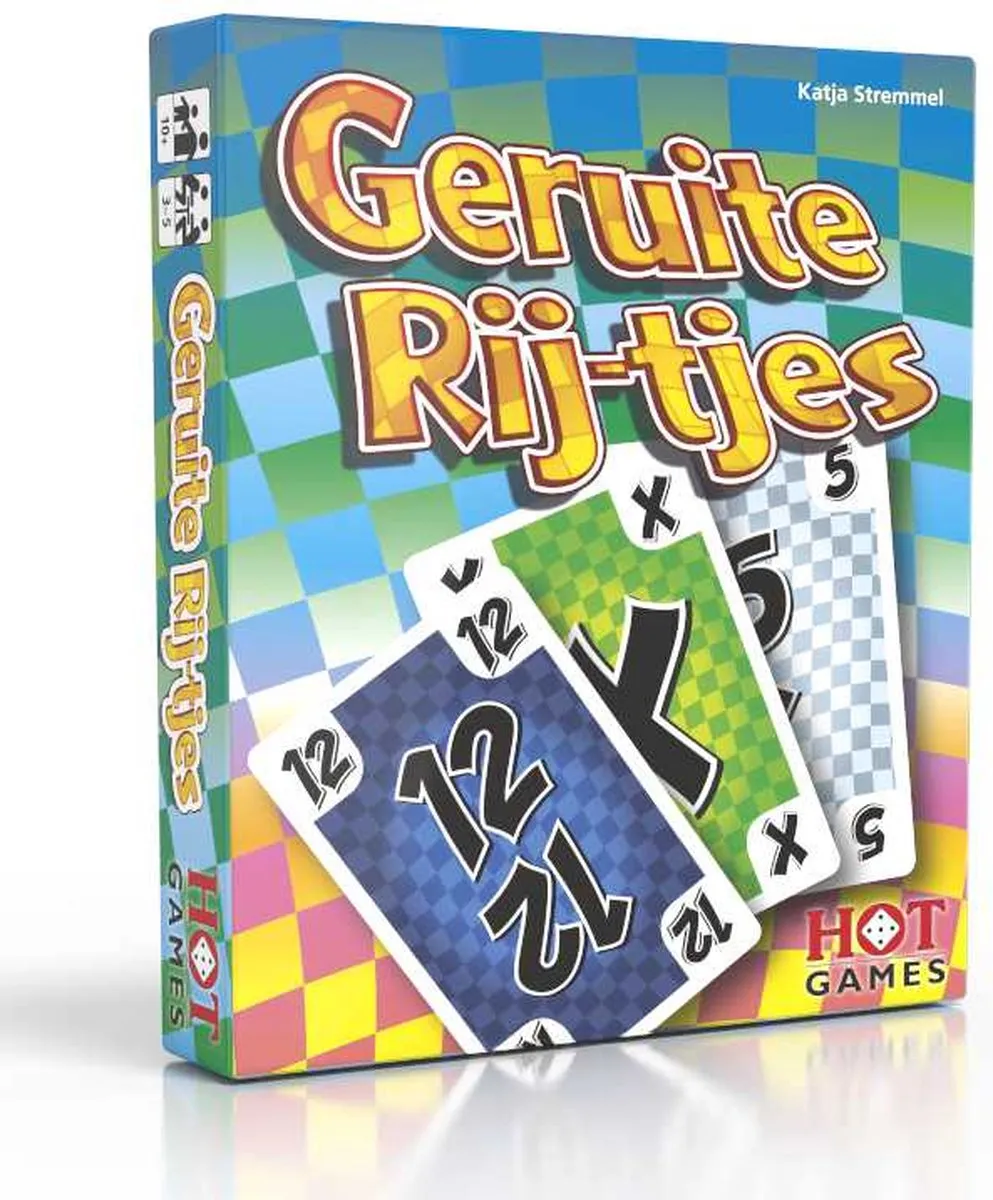 HOT Games Geruite Rij-tjes Kaartspel MPN 791228 - 3-5 Spelers