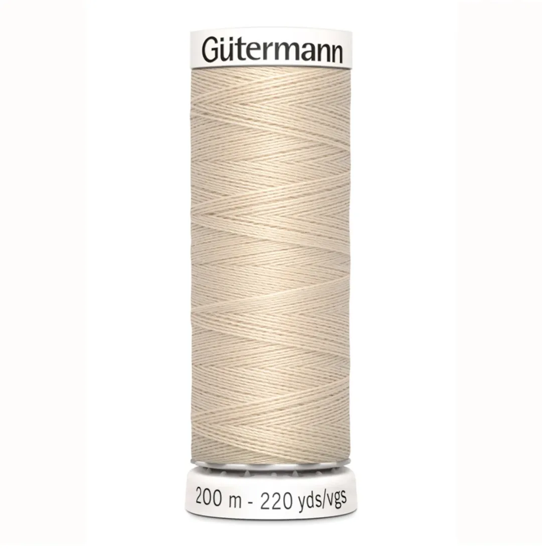 Gutermann Polyester Naaigaren 200m - Beige