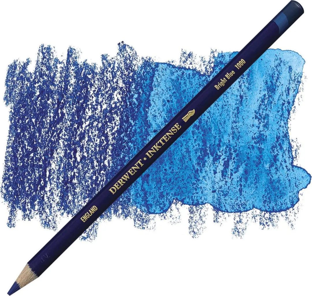 Derwent Inktense Bright Blue Potlood