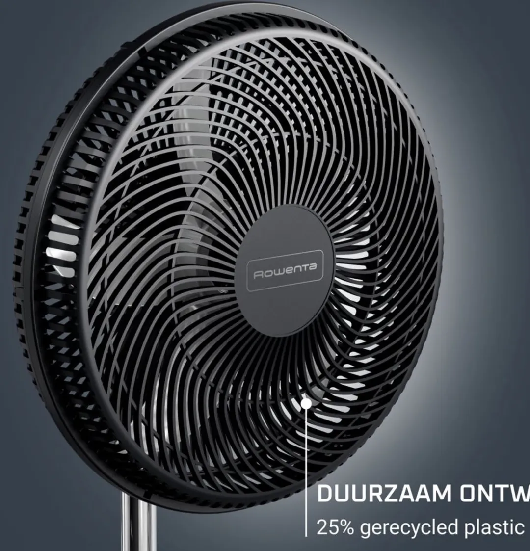 Rowenta Turbo Essential VU3110 Statiefventilator 70W - 40cm - 3 standen - afbeelding 4 van 6