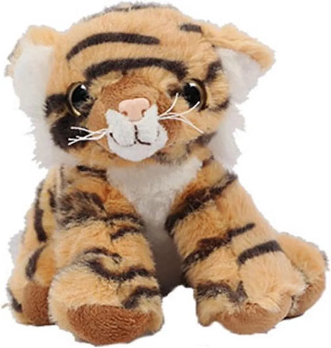PIA Soft Toys Pluche Tijger - 16 cm - Bruin